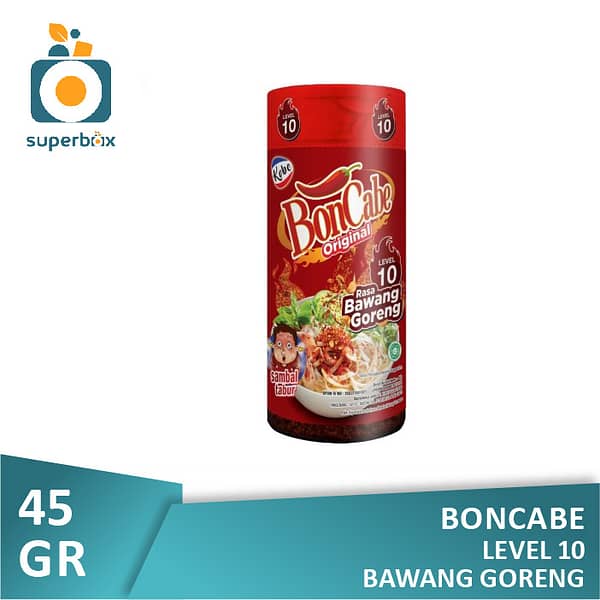 Kobe Boncabe Lv 10 Bawang Goreng 45gr