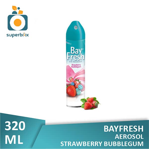 Bayfresh Aerosol Strawberry Bubblegum 320ml