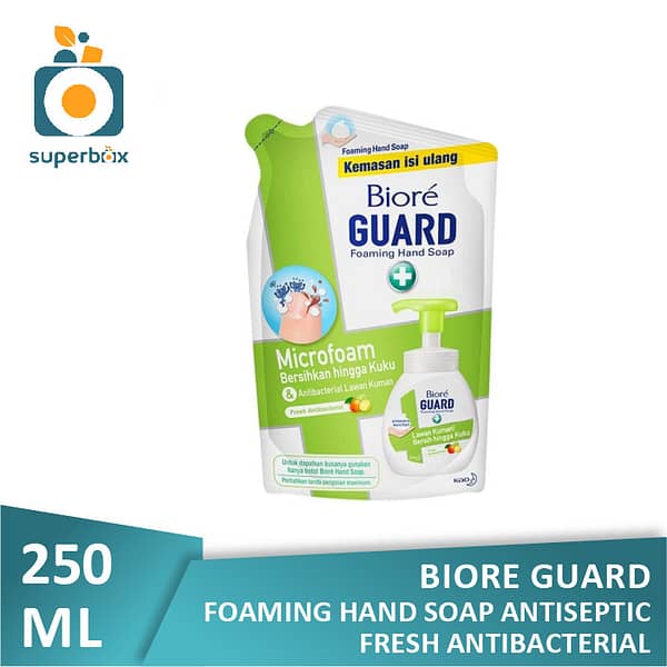 Biore Guard Hand Soap Antiseptic Fresh 250 ml - Antibacterial