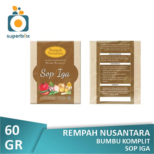 Rempah Nusantara Bumbu Komplit Sop Iga 60gr