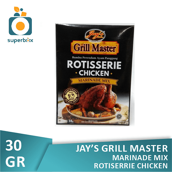 Jay's Kitchen Grill Master Marinade Mix Rotisserie Chicken 30 gr