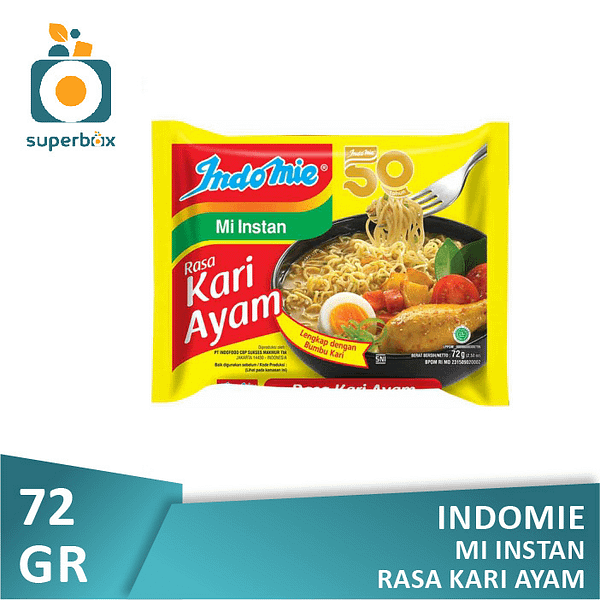 Indomie Kari Ayam 72gr