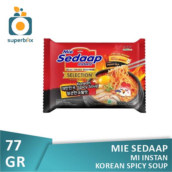 Mie Sedaap Korean Spicy Soup 77gr