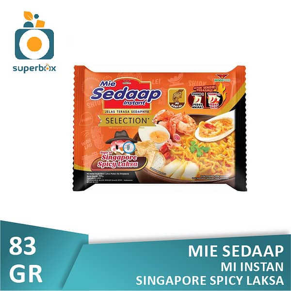 Mie Sedaap Singapore Spicy Laksa 83gr