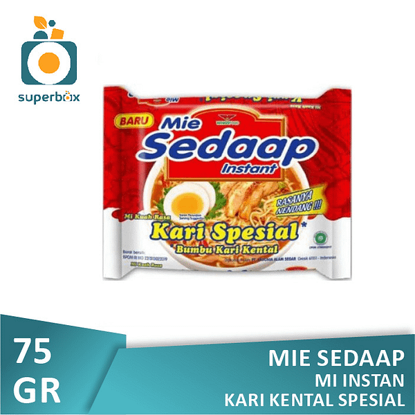 Mie Sedaap Kari Kental Spesial 75gr