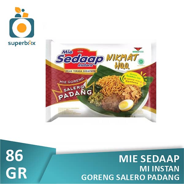 Mie Sedaap Goreng Salero Padang 86gr