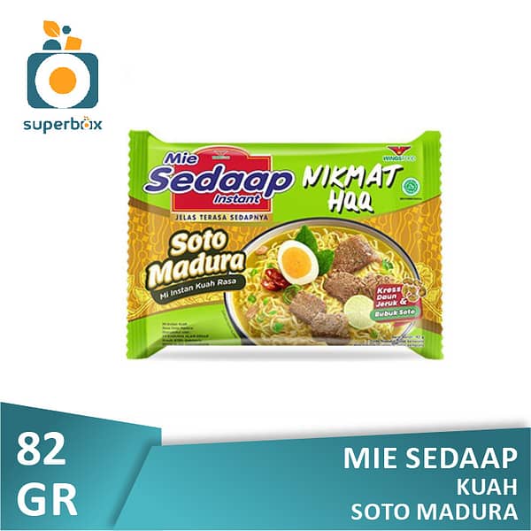 Mie Sedaap Kuah Soto Madura 82gr