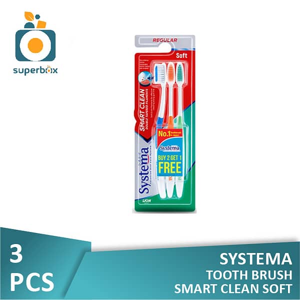 Systema Sikat Gigi Smart Clean Soft Isi 3