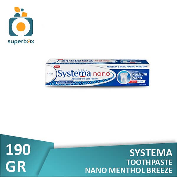 Systema Pasta Gigi Nano Menthol Breeze 190gr