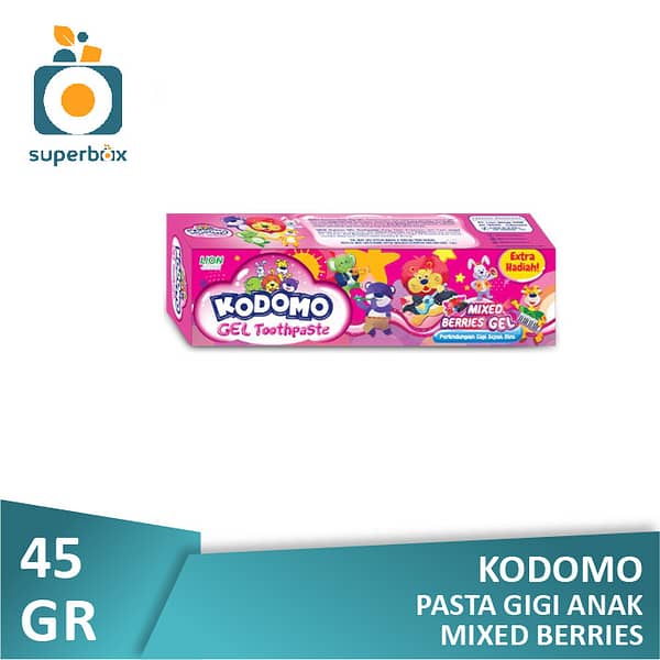 Kodomo Pasta Gigi Mix Berries 45gr