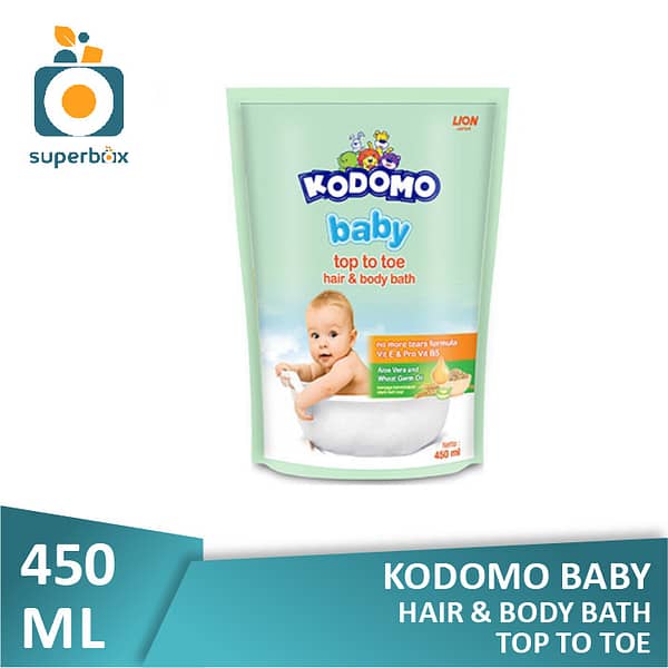 Kodomo Baby Top To Toe Body Wash 450ml