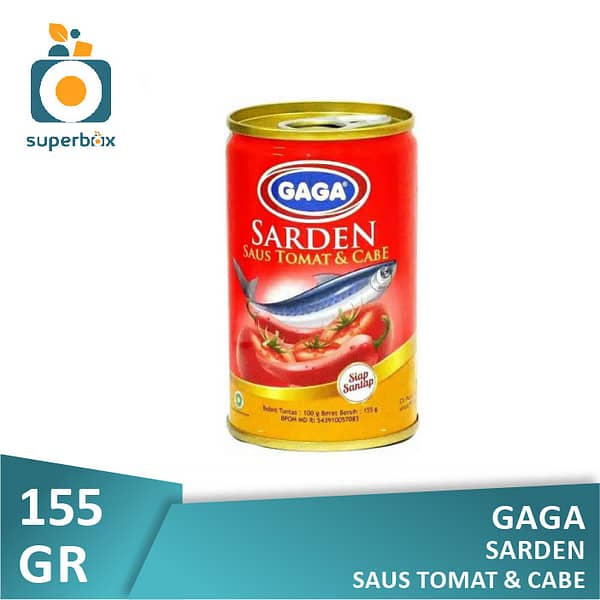 Gaga Sarden Tomat & Cabe 155gr