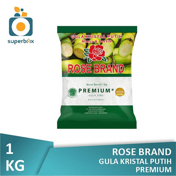 Rose Brand Gula Kristal Putih Premium 1kg