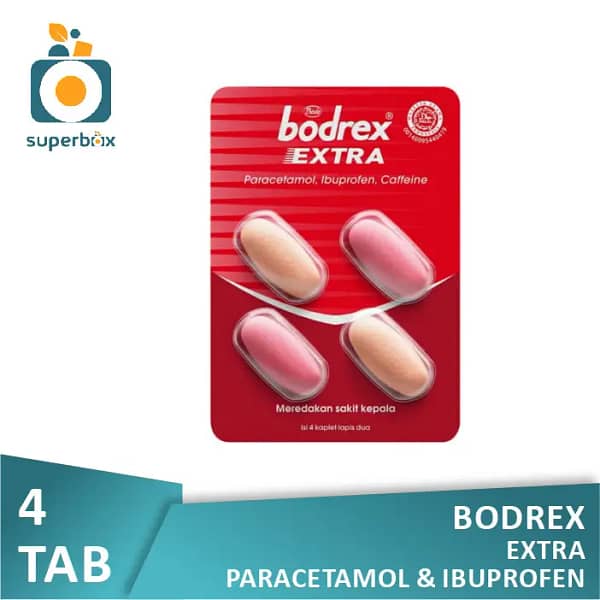 Bodrex Extra (Isi 4 Pcs)