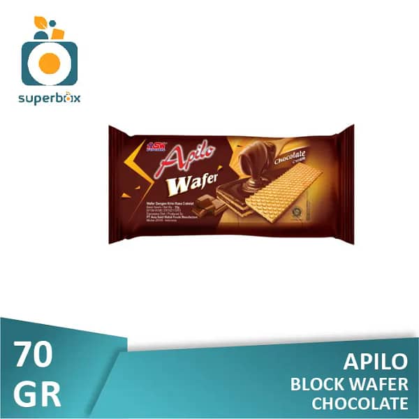 Apilo Block Wafer Chocolate 70gr