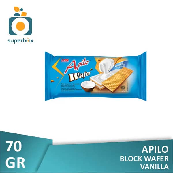 Apilo Block Wafer Vanilla 70gr