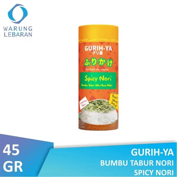 Gurih-Ya Seaweed Seasoning Spicy 45 GR | Bumbu Tabur Gurih Ya Seaweed